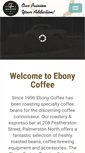 Mobile Screenshot of ebonycoffee.co.nz